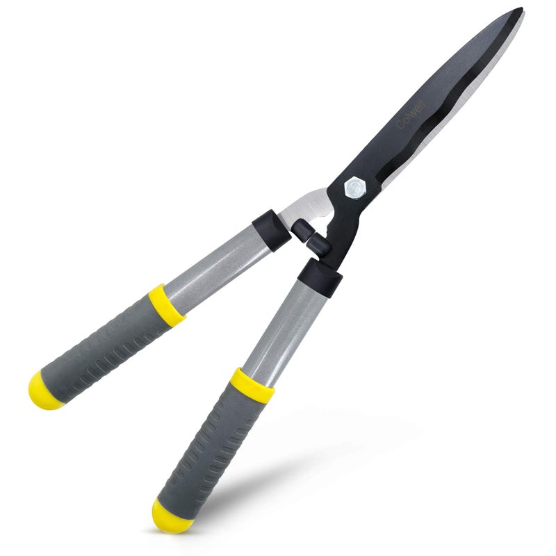 Colwelt Hedge Clippers 21'', Hedge Shears for Trimming Borders, Boxwood, and Bushes, Hedge Gardening Shears with Carbon Steel Sharp Blades & Ergonomic Comfortable Handle - Image 1